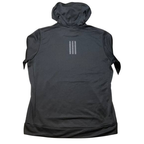 Adidas Men Hoodie size XL Black Long Sleeve Kangaroo Pouch Active Pullover - Picture 9 of 9